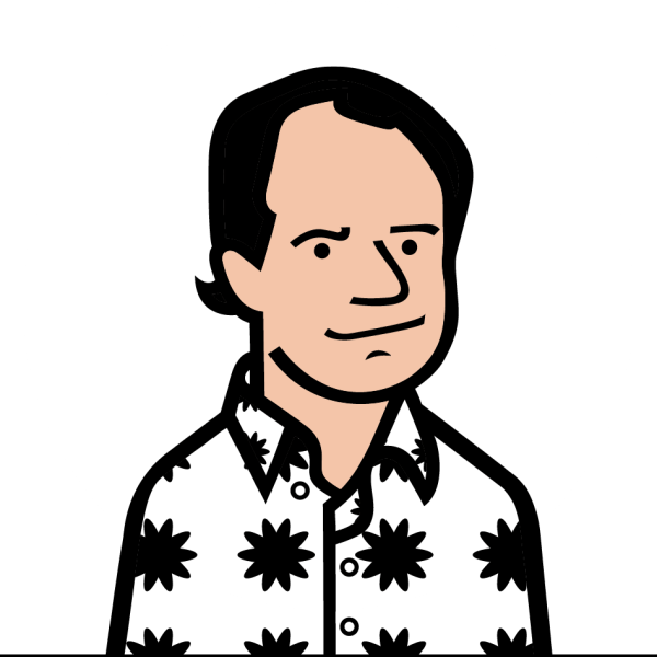 Andrew Mueller illustrated headshot