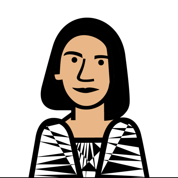 Natalie Theodosi illustrated headshot